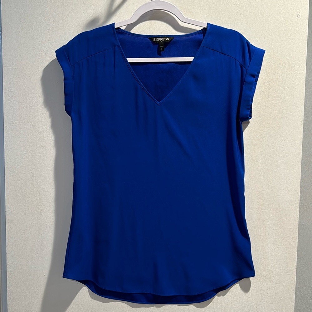 Express Royal Blue Blouse